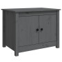 Solid gray pine wood coffee table 71x49x55 cm by vidaXL, Coffee table - Ref: Foro24-820928, Price: 102,29 €, Discount: %