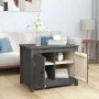 Solid gray pine wood coffee table 71x49x55 cm by vidaXL, Coffee table - Ref: Foro24-820928, Price: 86,06 €, Discount: %