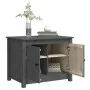 Solid gray pine wood coffee table 71x49x55 cm by vidaXL, Coffee table - Ref: Foro24-820928, Price: 86,06 €, Discount: %