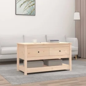 Couchtisch aus massivem Kiefernholz, 102 x 49 x 55 cm von vidaXL, Couchtisch - Ref: Foro24-820921, Preis: 92,83 €, Rabatt: %