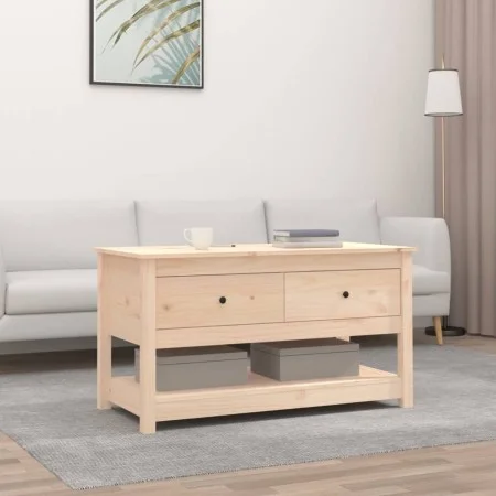 Couchtisch aus massivem Kiefernholz, 102 x 49 x 55 cm von vidaXL, Couchtisch - Ref: Foro24-820921, Preis: 93,38 €, Rabatt: %