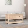 Solid pine wood coffee table 102x49x55 cm by vidaXL, Coffee table - Ref: Foro24-820921, Price: 92,83 €, Discount: %