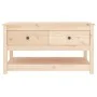 Mesa de centro de madera maciza de pino 102x49x55 cm de vidaXL, Mesas de centro - Ref: Foro24-820921, Precio: 93,38 €, Descue...