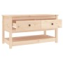 Mesa de centro de madera maciza de pino 102x49x55 cm de vidaXL, Mesas de centro - Ref: Foro24-820921, Precio: 94,77 €