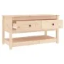 Mesa de centro de madera maciza de pino 102x49x55 cm de vidaXL, Mesas de centro - Ref: Foro24-820921, Precio: 93,38 €, Descue...