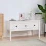 Couchtisch aus massivem weißem Kiefernholz, 102 x 49 x 55 cm von vidaXL, Couchtisch - Ref: Foro24-820942, Preis: 98,31 €, Rab...