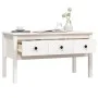 Couchtisch aus massivem weißem Kiefernholz, 102 x 49 x 55 cm von vidaXL, Couchtisch - Ref: Foro24-820942, Preis: 98,31 €, Rab...