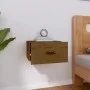Brown honey wall-mounted bedside table 40x29.5x22 cm by vidaXL, Lockers and storage cabinets - Ref: Foro24-820992, Price: 32,...