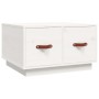 Couchtisch aus massivem weißem Kiefernholz 60x53x35 cm von vidaXL, Couchtisch - Ref: Foro24-820967, Preis: 97,30 €, Rabatt: %