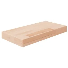 Untreated solid oak wood shelf board 40x20x4 cm by vidaXL, Shelves and shelves - Ref: Foro24-342948, Price: 29,25 €, Discount: %