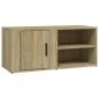 Mueble TV 2 uds madera contrachapada roble Sonoma 80x31,5x36 cm de vidaXL, Muebles TV - Ref: Foro24-819443, Precio: 74,87 €, ...