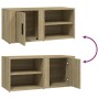 TV-Schrank 2 Einheiten Sonoma-Eichensperrholz 80x31,5x36 cm von vidaXL, TV-Möbel - Ref: Foro24-819443, Preis: 75,75 €, Rabatt: %