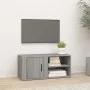 Sonoma gray plywood TV cabinet 80x31.5x36 cm by vidaXL, TV Furniture - Ref: Foro24-819448, Price: 44,75 €, Discount: %