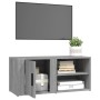 TV-Schrank aus grauem Sonoma-Sperrholz, 80 x 31,5 x 36 cm von vidaXL, TV-Möbel - Ref: Foro24-819448, Preis: 45,30 €, Rabatt: %