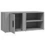 Sonoma gray plywood TV cabinet 80x31.5x36 cm by vidaXL, TV Furniture - Ref: Foro24-819448, Price: 44,75 €, Discount: %