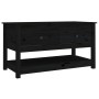 Couchtisch aus massivem Kiefernholz schwarz 102x49x55 cm von vidaXL, Couchtisch - Ref: Foro24-820925, Preis: 132,57 €, Rabatt: %