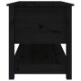 Solid black pine wood coffee table 102x49x55 cm by vidaXL, Coffee table - Ref: Foro24-820925, Price: 132,57 €, Discount: %