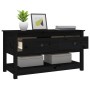 Couchtisch aus massivem Kiefernholz schwarz 102x49x55 cm von vidaXL, Couchtisch - Ref: Foro24-820925, Preis: 132,57 €, Rabatt: %