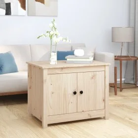 Solid pine wood coffee table 71x49x55 cm by vidaXL, Coffee table - Ref: Foro24-820926, Price: 72,12 €, Discount: %