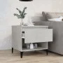 Concrete gray plywood side table 50x46x50 cm by vidaXL, Side tables - Ref: Foro24-819556, Price: 48,19 €, Discount: %
