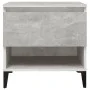Mesa auxiliar de madera contrachapada gris hormigón 50x46x50 cm de vidaXL, Mesas auxiliares - Ref: Foro24-819556, Precio: 48,...