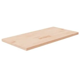 Solid untreated wood bathroom countertop 80x40x2.5 cm by vidaXL, Countertops - Ref: Foro24-342938, Price: 47,47 €, Discount: %