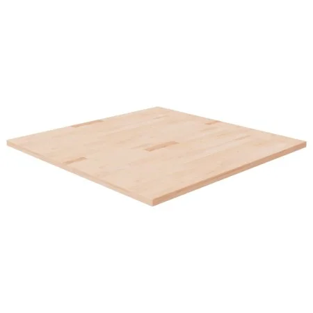 Square oak wood untreated table top 90x90x2.5cm by vidaXL, Table tops - Ref: Foro24-342933, Price: 118,22 €, Discount: %