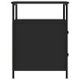Mesita de noche madera de ingeniería negro 44x45x60 cm de vidaXL, Mesitas de noche - Ref: Foro24-826003, Precio: 72,78 €, Des...