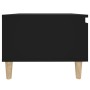 Mesa auxiliar de madera contrachapada negro 50x46x35 cm de vidaXL, Mesas auxiliares - Ref: Foro24-819502, Precio: 38,18 €, De...