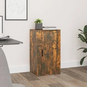 Sideboard aus geräuchertem Eichensperrholz, 40 x 33 x 70 cm von vidaXL, Sideboards - Ref: Foro24-819417, Preis: 52,59 €, Raba...