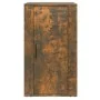 Aparador madera contrachapada color roble ahumado 40x33x70 cm de vidaXL, Aparadores - Ref: Foro24-819417, Precio: 52,59 €, De...