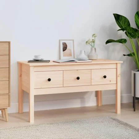 Solid pine wood coffee table 102x49x55 cm by vidaXL, Coffee table - Ref: Foro24-820941, Price: 92,83 €, Discount: %