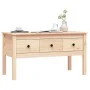 Solid pine wood coffee table 102x49x55 cm by vidaXL, Coffee table - Ref: Foro24-820941, Price: 92,83 €, Discount: %