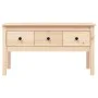 Solid pine wood coffee table 102x49x55 cm by vidaXL, Coffee table - Ref: Foro24-820941, Price: 92,83 €, Discount: %