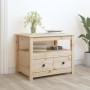 Couchtisch aus massivem Kiefernholz, 71 x 49 x 55 cm von vidaXL, Couchtisch - Ref: Foro24-820936, Preis: 78,03 €, Rabatt: %