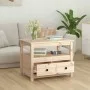 Solid pine wood coffee table 71x49x55 cm by vidaXL, Coffee table - Ref: Foro24-820936, Price: 77,37 €, Discount: %