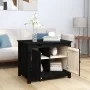 Solid black pine wood coffee table 71x49x55 cm by vidaXL, Coffee table - Ref: Foro24-820930, Price: 82,03 €, Discount: %