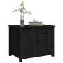 Mesa de centro de madera maciza de pino negro 71x49x55 cm de vidaXL, Mesas de centro - Ref: Foro24-820930, Precio: 82,03 €, D...