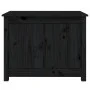 Solid black pine wood coffee table 71x49x55 cm by vidaXL, Coffee table - Ref: Foro24-820930, Price: 82,03 €, Discount: %
