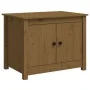 Honigbrauner Couchtisch aus massivem Kiefernholz, 71 x 49 x 55 cm von vidaXL, Couchtisch - Ref: Foro24-820929, Preis: 82,03 €...