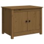 Mesa de centro de madera maciza de pino marrón miel 71x49x55 cm de vidaXL, Mesas de centro - Ref: Foro24-820929, Precio: 82,0...