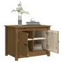 Honigbrauner Couchtisch aus massivem Kiefernholz, 71 x 49 x 55 cm von vidaXL, Couchtisch - Ref: Foro24-820929, Preis: 82,03 €...