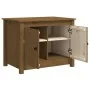 Honigbrauner Couchtisch aus massivem Kiefernholz, 71 x 49 x 55 cm von vidaXL, Couchtisch - Ref: Foro24-820929, Preis: 82,03 €...