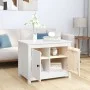 Solid white pine wood coffee table 71x49x55 cm by vidaXL, Coffee table - Ref: Foro24-820927, Price: 86,06 €, Discount: %