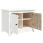 Couchtisch in Kiefer weiß massiv 71x49x55 cm von vidaXL, Couchtisch - Ref: Foro24-820927, Preis: 86,87 €, Rabatt: %