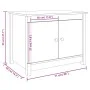 Couchtisch in Kiefer weiß massiv 71x49x55 cm von vidaXL, Couchtisch - Ref: Foro24-820927, Preis: 86,06 €, Rabatt: %