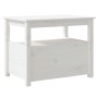 Couchtisch aus massivem weißem Kiefernholz, 71 x 49 x 55 cm von vidaXL, Couchtisch - Ref: Foro24-820937, Preis: 101,12 €, Rab...