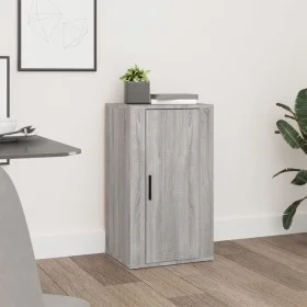 Sonoma gray plywood sideboard 40x33x70 cm by vidaXL, Sideboards - Ref: Foro24-819418, Price: 49,89 €, Discount: %