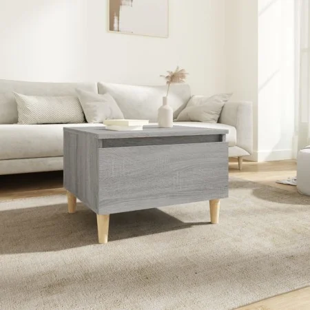 Sonoma gray plywood side table 50x46x35 cm by vidaXL, Side tables - Ref: Foro24-819512, Price: 43,25 €, Discount: %