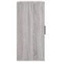 Aparador de madera contrachapada gris Sonoma 40x33x70 cm
